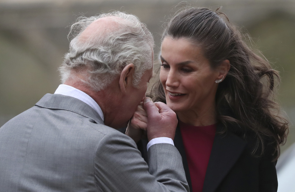 Arte spagnolo in Gran Bretagna, la Regina Letizia a Bishop Auckland con il Principe Carlo