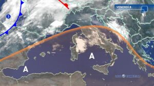 METEO, Fine settimana delle Palme con perturbazione. Calo termico e possibili nevicate su Appennino centro settentrionale