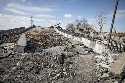 TUcraina, le immagini di Borodyanka liberata dall’occupazione russa
