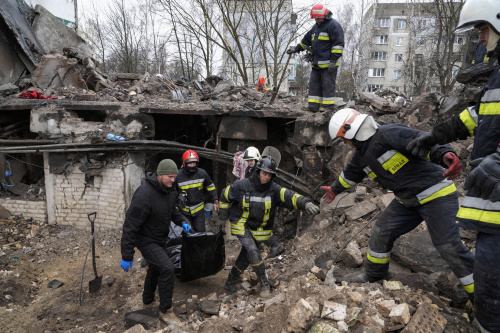 Ucraina, le immagini di Borodyanka liberata dall’occupazione russa