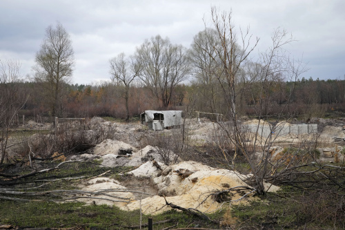 Chernobyl, le trincee russe in una delle zone più radioattive al mondo