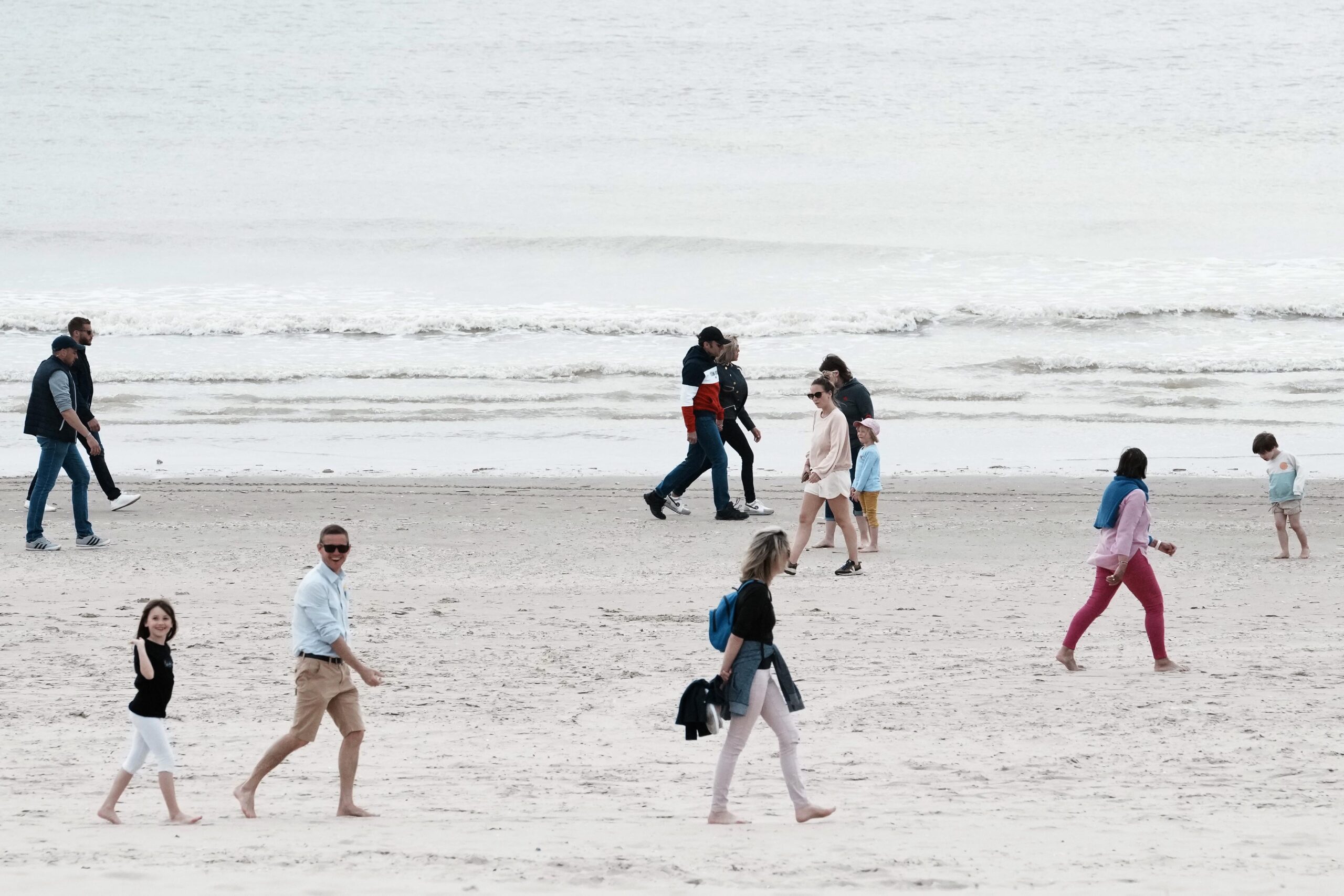 Emmanuel e Brigitte Macron in spiaggia a Le Touquet