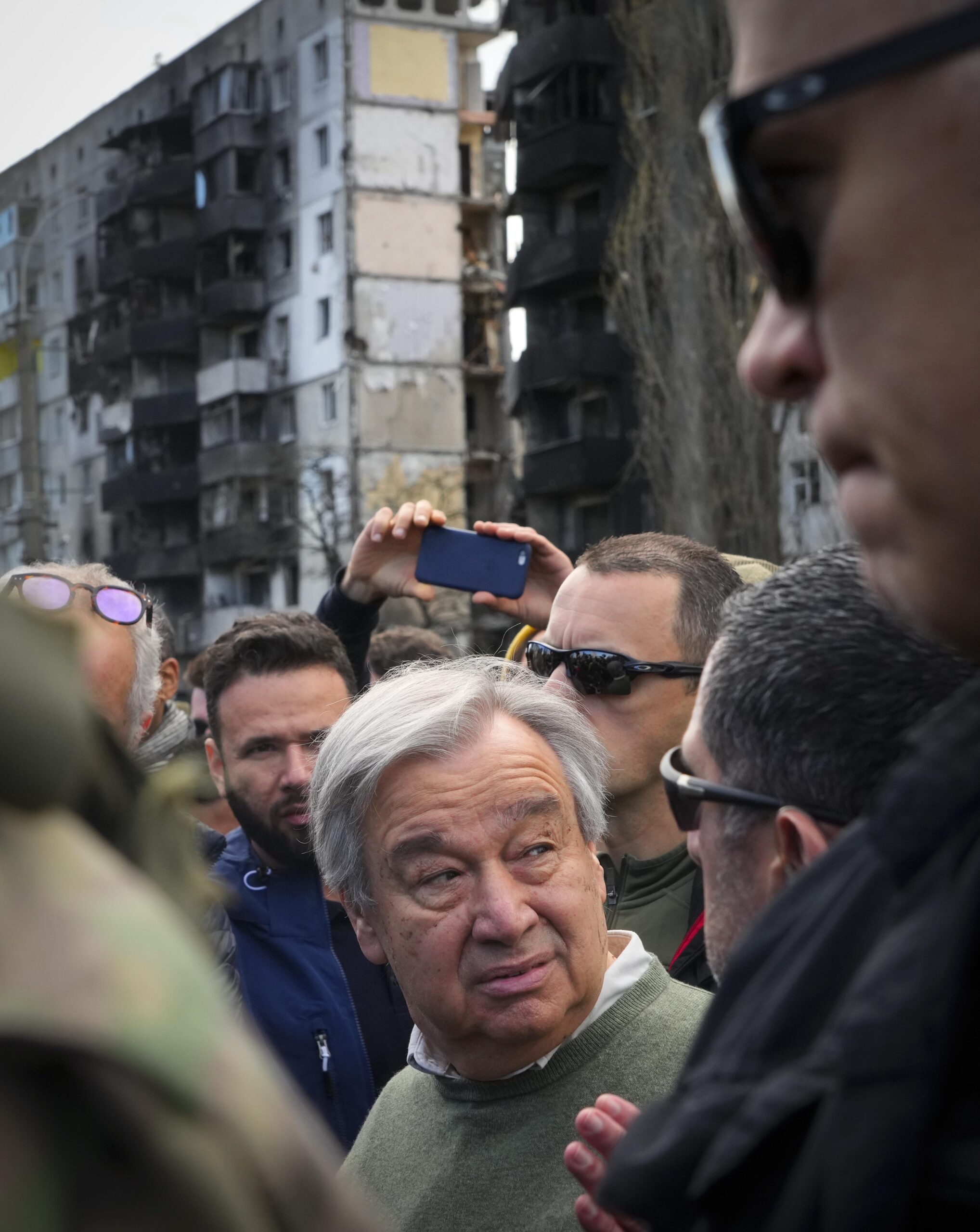 Ucraina, il segretario dell’Onu Guterres a Borodyanka