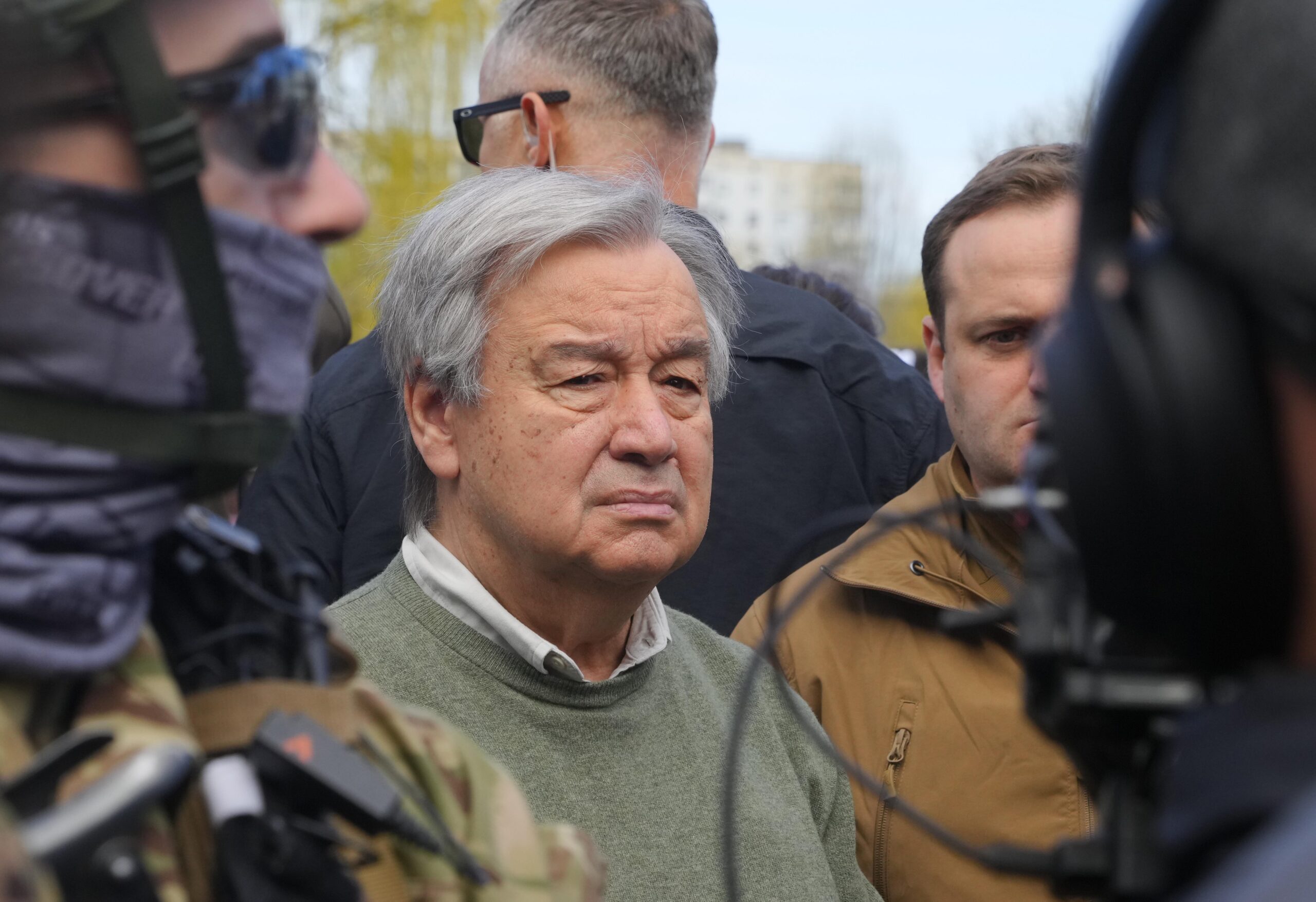 Ucraina, il segretario dell’Onu Guterres a Borodyanka