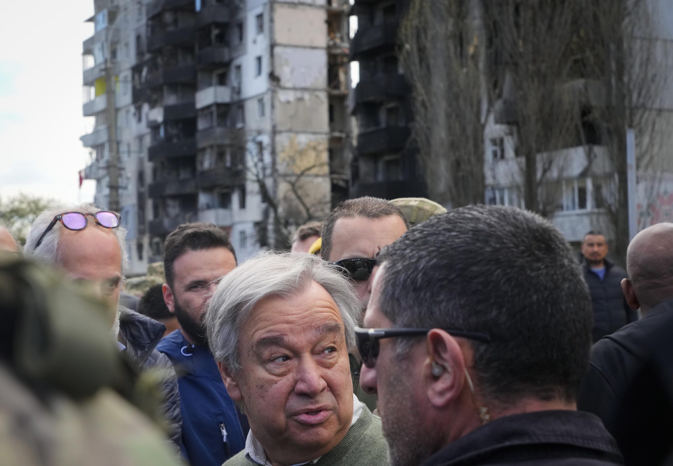 Ucraina, il segretario dell’Onu Guterres a Borodyanka