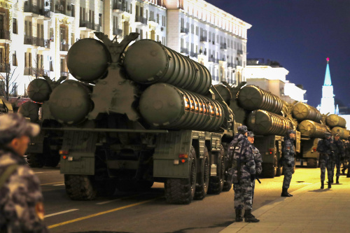 A Mosca le prove per la grande parata militare del 9 maggio, Giorno della Vittoria