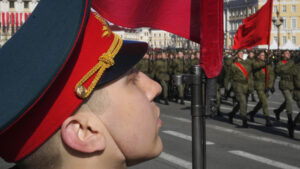 A Mosca le prove per la grande parata militare del 9 maggio, Giorno della Vittoria