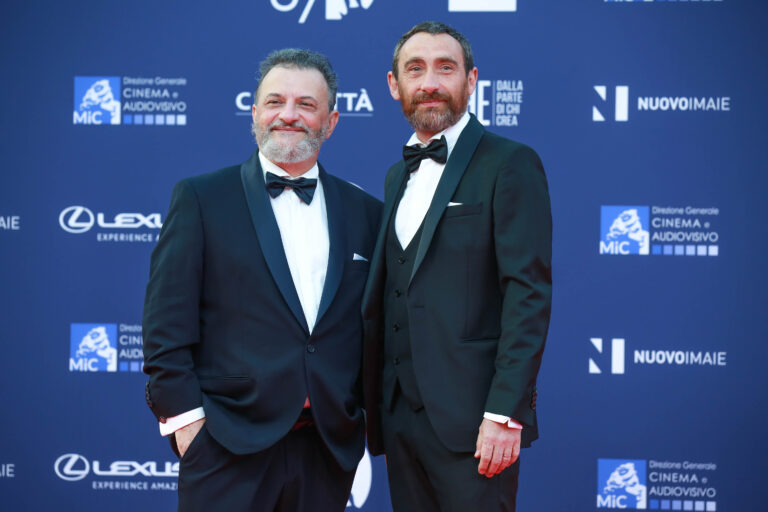 Red carpet dei David di Donatello 2022 a Roma