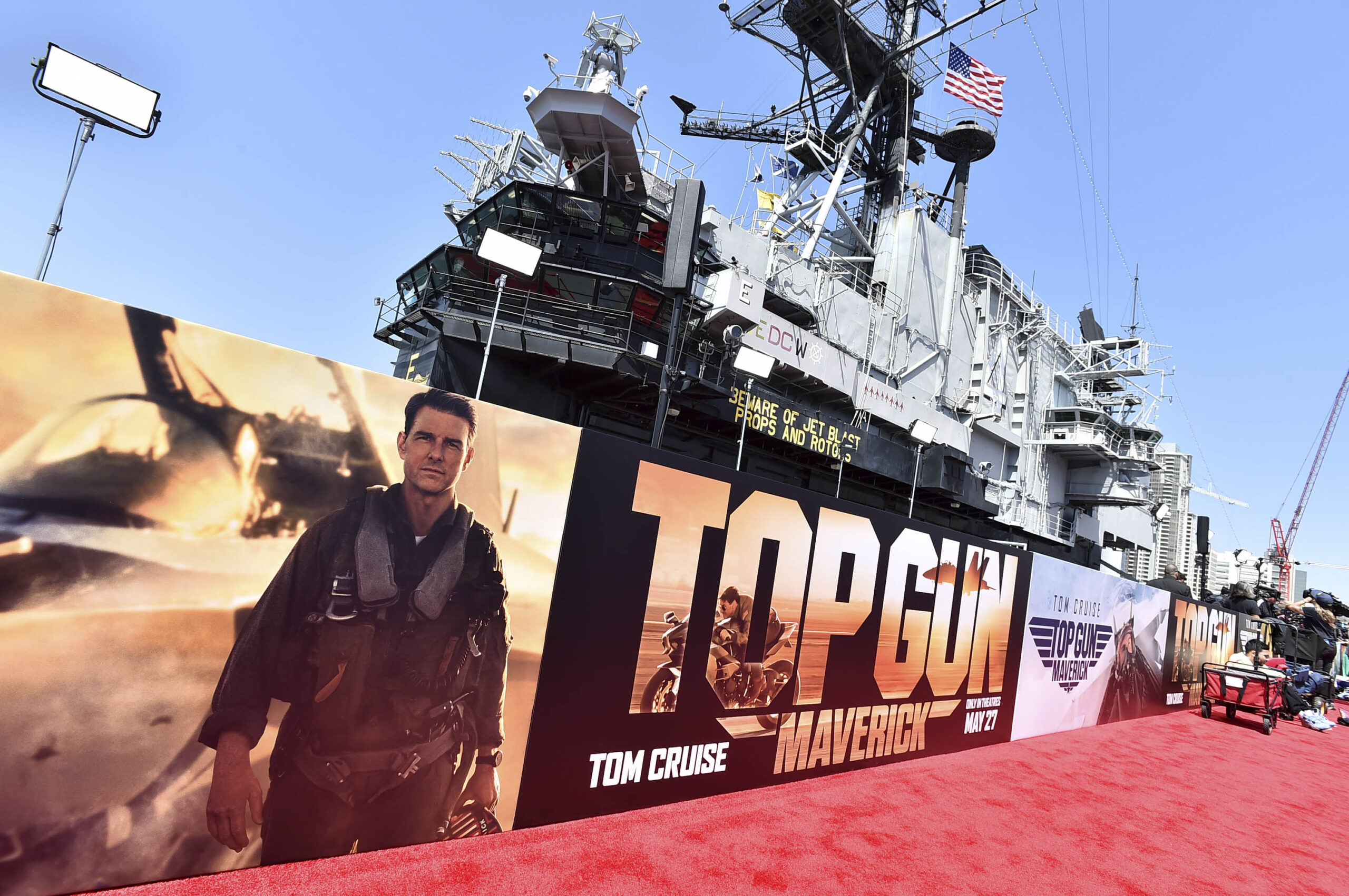 Cinema: parata di stelle a San Diego per l’anteprima di “Top Gun: Maverick”