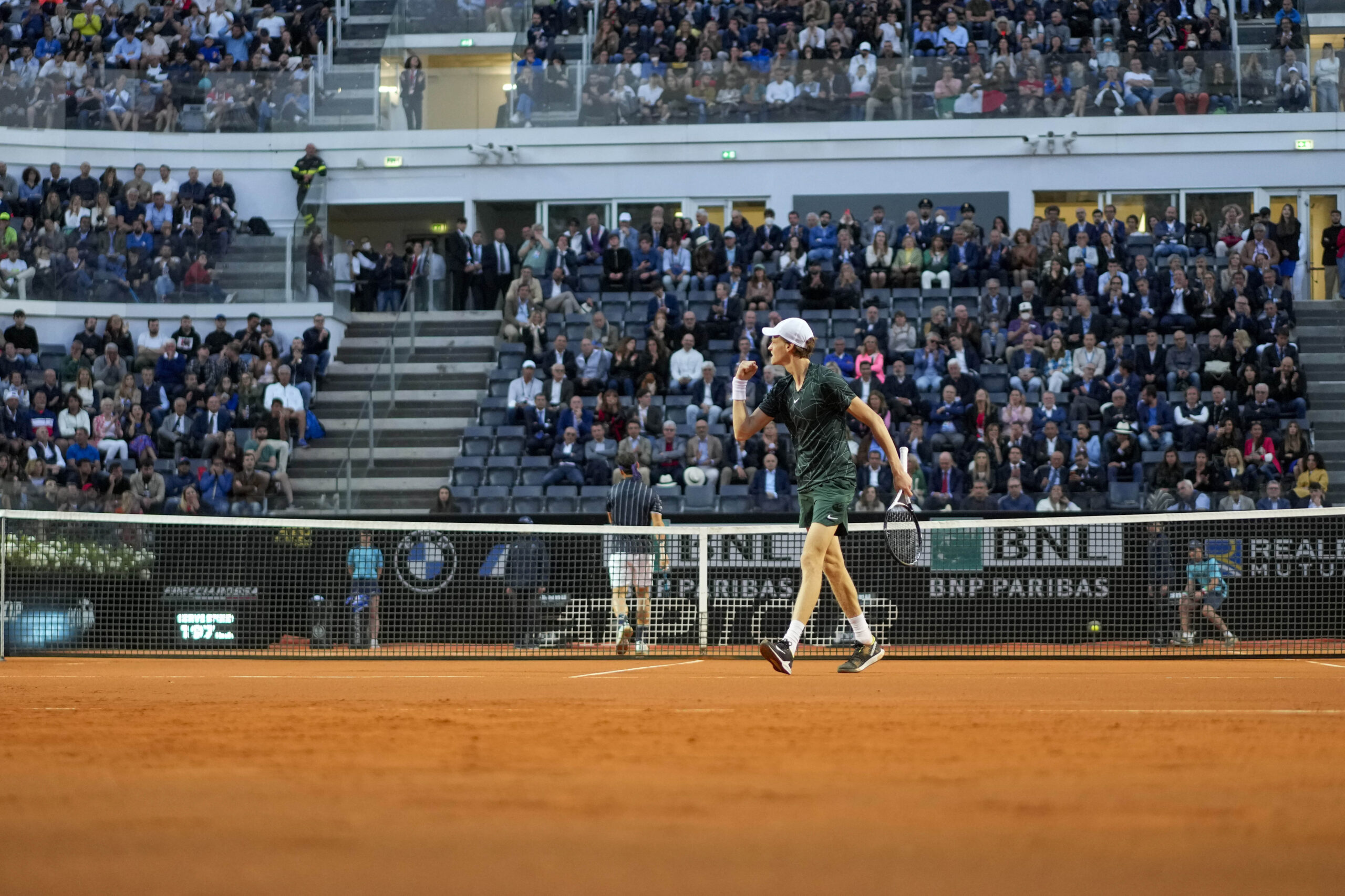 Atp Roma: Sinner si aggiudica derby con Fognini e va agli ottavi – FOTOGALLERY