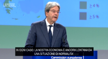 Ue, Gentiloni: “La crescita potrebbe essere inferiore rispetto alle stime”
