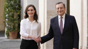 La premier finlandese Marin incontra Draghi a Palazzo Chigi – FOTOGALLERY