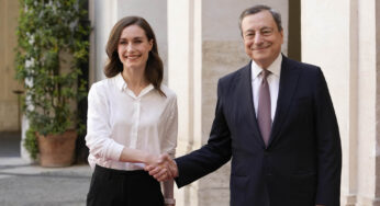 La premier finlandese Marin incontra Draghi a Palazzo Chigi – FOTOGALLERY
