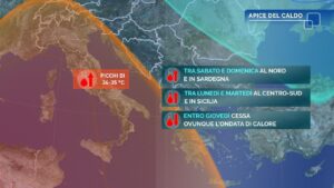 Caldo anomalo si intensifica per tutto il fine settimana, temperature fino a 12 gradi oltre la media