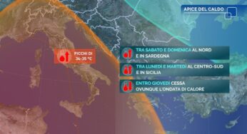 Caldo anomalo si intensifica per tutto il fine settimana, temperature fino a 12 gradi oltre la media