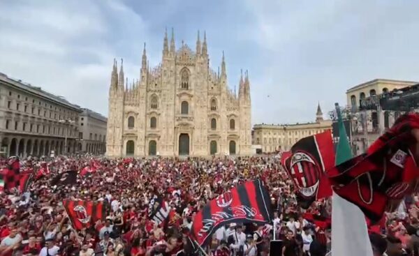 Calcio: Serie A, Sassuolo-Milan 0-3 il finale, rossoneri campioni d’Italia