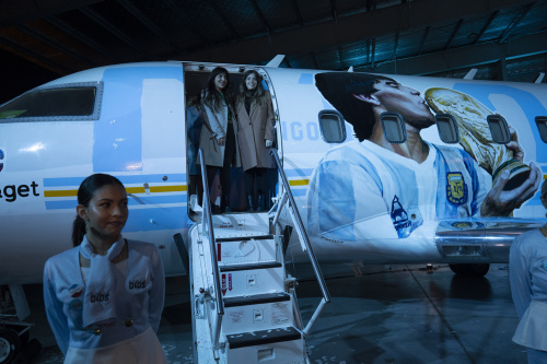 Maradona, decolla l’aereo Tango D10S dedicato al Pibe de Oro – FOTOGALLERY