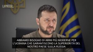 Ucraina, Zelensky: “Il 20% del nostro Paese è occupato dalla Russia”