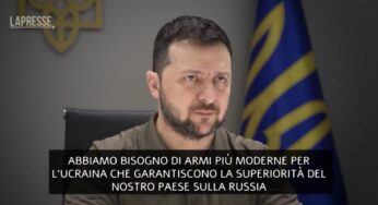 Ucraina, Zelensky: “Il 20% del nostro Paese è occupato dalla Russia”