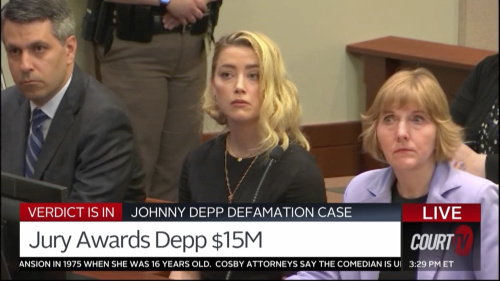 Processo Depp- Heard, la delusione di Amber Heard dopo la sentenza – FOTOGALLERY