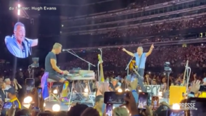 Coldplay e Springsteen in duetto nel New Jersey