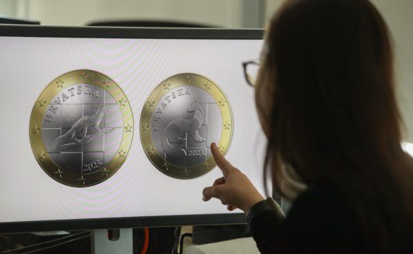 SYMBOLBILD, Vorstellung Ein-Euro-Münze von Kroatien