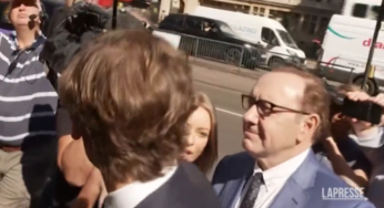 L’attore Kevin Spacey in tribunale a Londra