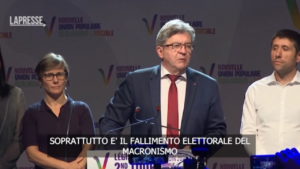 Elezioni Francia, Melenchon: “Fallimento del macronismo, ha rinforzato la destra”