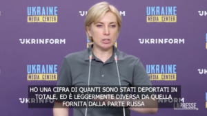 Ucraina, Vereshchuk: “1,2 milioni di cittadini portati con la forza in Russia”