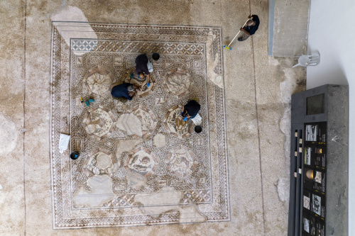 Splendidi mosaici romani esposti in Israele. Erano in tournée nei musei più importanti del mondo – FOTOGALLERY