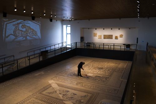 Splendidi mosaici romani esposti in Israele. Erano in tournée nei musei più importanti del mondo – FOTOGALLERY