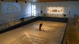 Splendidi mosaici romani esposti in Israele. Erano in tournée nei musei più importanti del mondo – FOTOGALLERY