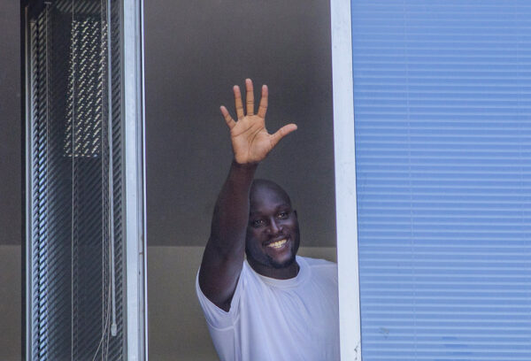 Inter, l'arrivo di Romelu Lukaku al Palazzo Coni a Milano