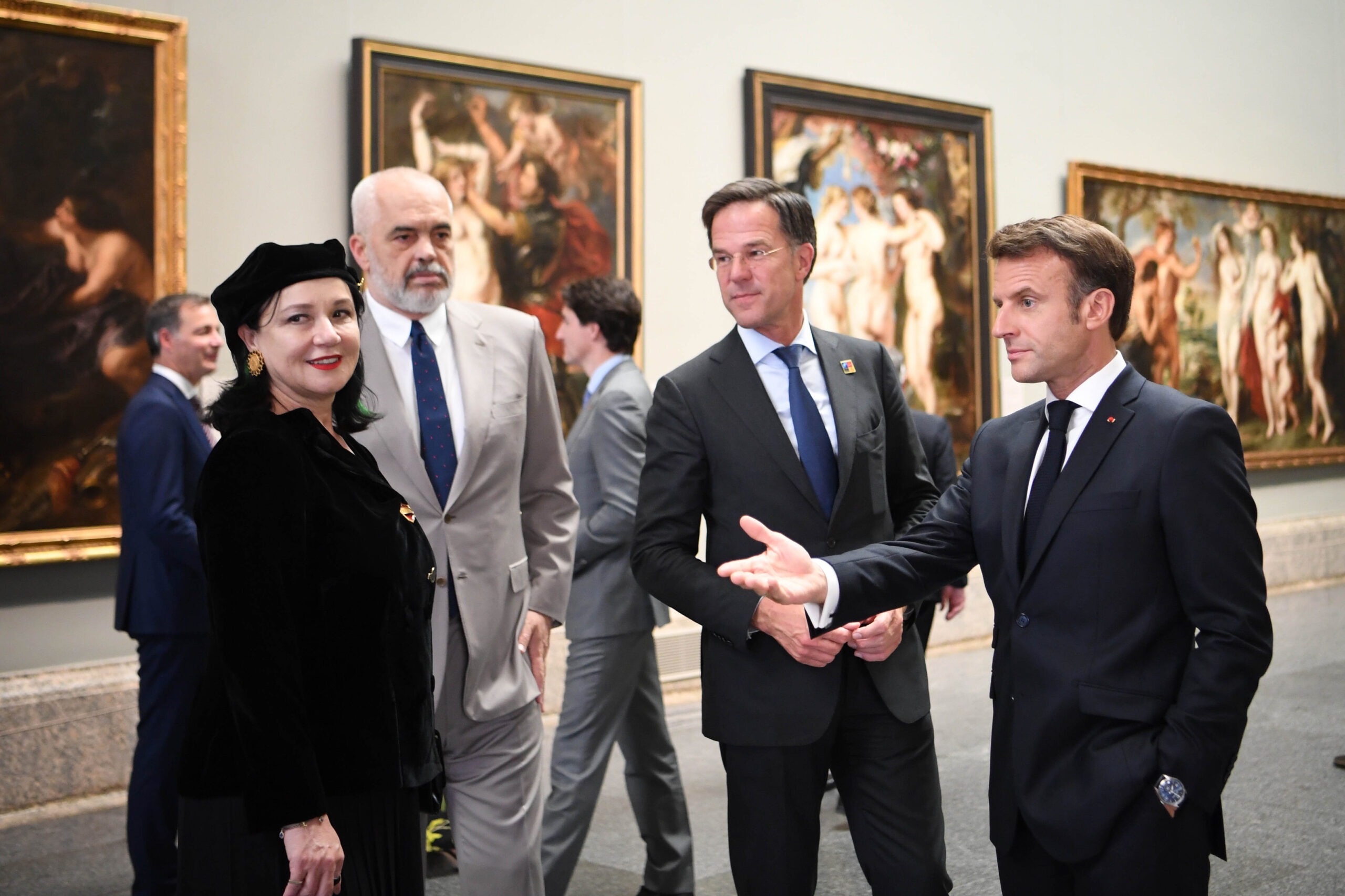 I leader del vertice Nato in visita al museo del Prado di Madrid – FOTOGALLERY