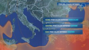 Possibilità di temporali al nord, a metà settimana attenuazione dell’ondata di caldo