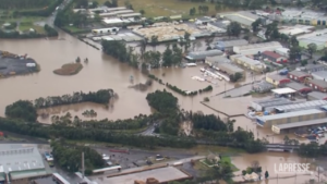Australia, le zone alluvionate viste dall’alto