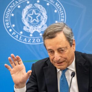 Conferenza stampa del Presidente Draghi con i Ministri Orlando e Giorgetti