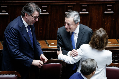 Il presidente del Consiglio Mario Draghi si e’ dimesso, il giorno del commiato alla Camera e il passaggio al Colle – FOTOGALLERY