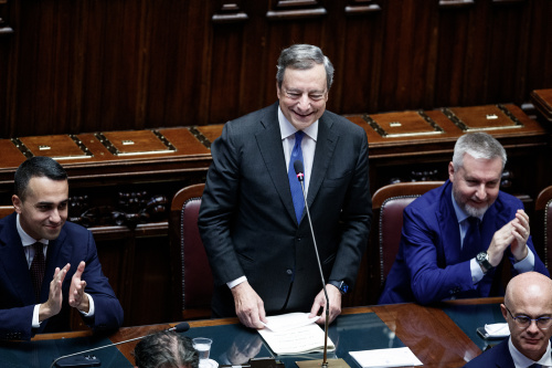 Il presidente del Consiglio Mario Draghi si e’ dimesso, il giorno del commiato alla Camera e il passaggio al Colle – FOTOGALLERY