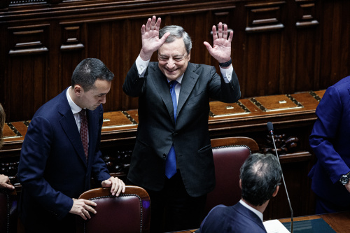 Il presidente del Consiglio Mario Draghi si e’ dimesso, il giorno del commiato alla Camera e il passaggio al Colle – FOTOGALLERY