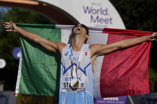 Stano da leggenda, è oro nella 35 km di marcia maschile – FOTOGALLERY