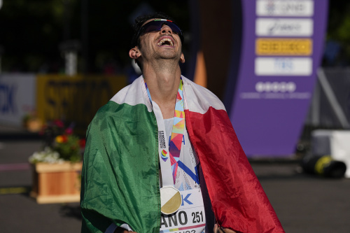 Stano da leggenda, è oro nella 35 km di marcia maschile – FOTOGALLERY