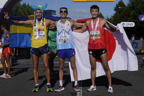 Stano da leggenda, è oro nella 35 km di marcia maschile – FOTOGALLERY