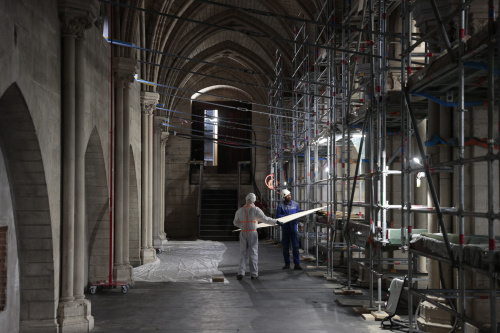 A tre anni dal rogo di Notre-Dame i lavori di restauro continuano – FOTOGALLERY