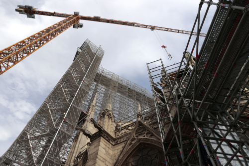 A tre anni dal rogo di Notre-Dame i lavori di restauro continuano – FOTOGALLERY