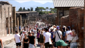 Pompei: è record di visitatori dopo la pandemia