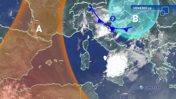 Meteo, in arrivo una nuova perturbazione che dal Nord-Est si sposterà al Centro-Sud