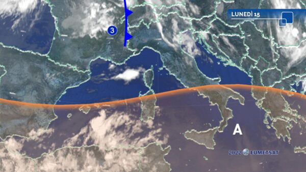 Meteo: tempo instabile al Nord e parte del Centro, sole al Sud con aumento delle temperature