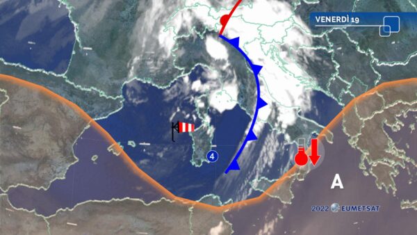 Ancora rischio temporali di forte intensità venerdì su centro e nordest, nel fine settimana tempo più stabile e caldo senza eccessi