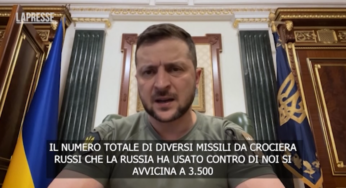 Ucraina, Zelensky: “Ringrazio i leader europei favorevoli all’imposizione dell’ottavo pacchetto di sanzioni contro la Russia”